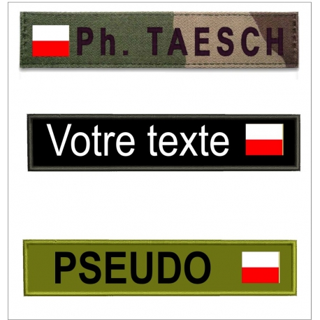 Bande patro avec drapeau Alsace