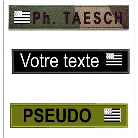 Bande patro avec drapeau Breton-nathali-embroidery-fabrication-française