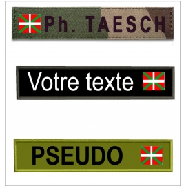Bande patro avec drapeau Basque