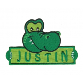 Badge Ecusson prénom Crocodile