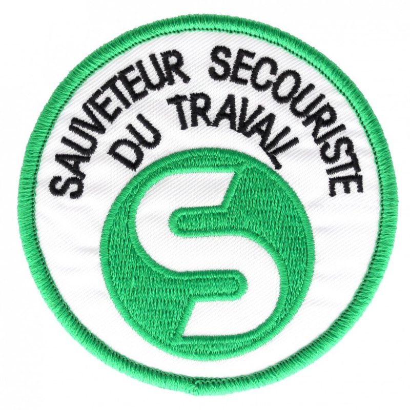 Ecusson -Patch-velcro-thermocollant-SST-FORMATEUR-Fabrication-Française-NathaliEmbroidery