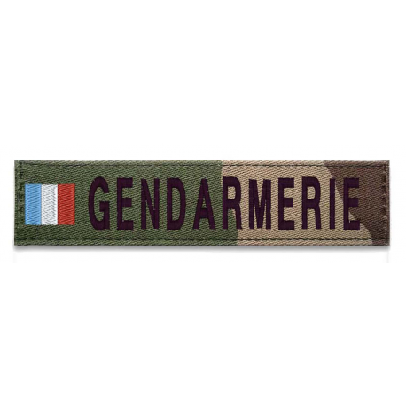 Bande patronymique Gendarmerie drapeau français